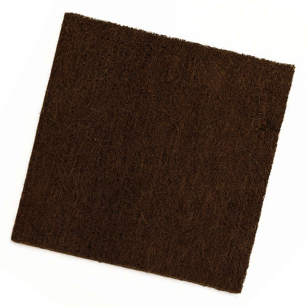fasermatte - 30x30 - dunkelbraun - einzeln - 1